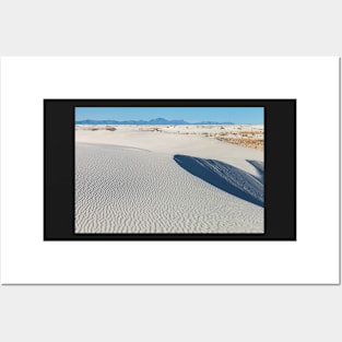 White Sand Dunes Posters and Art